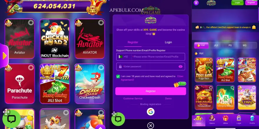 the official iamges and site for x99 game