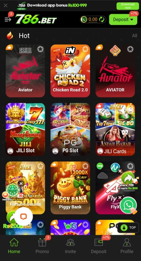 786 bet game