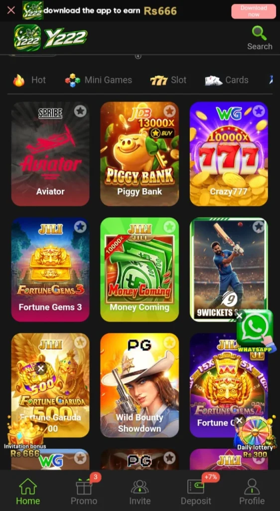 Y222 game
