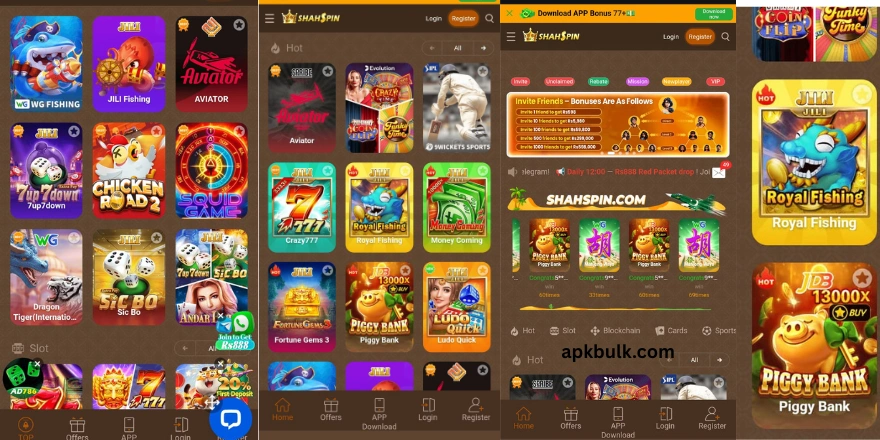 Shah spin apk 