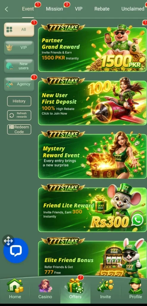 777 Stake game