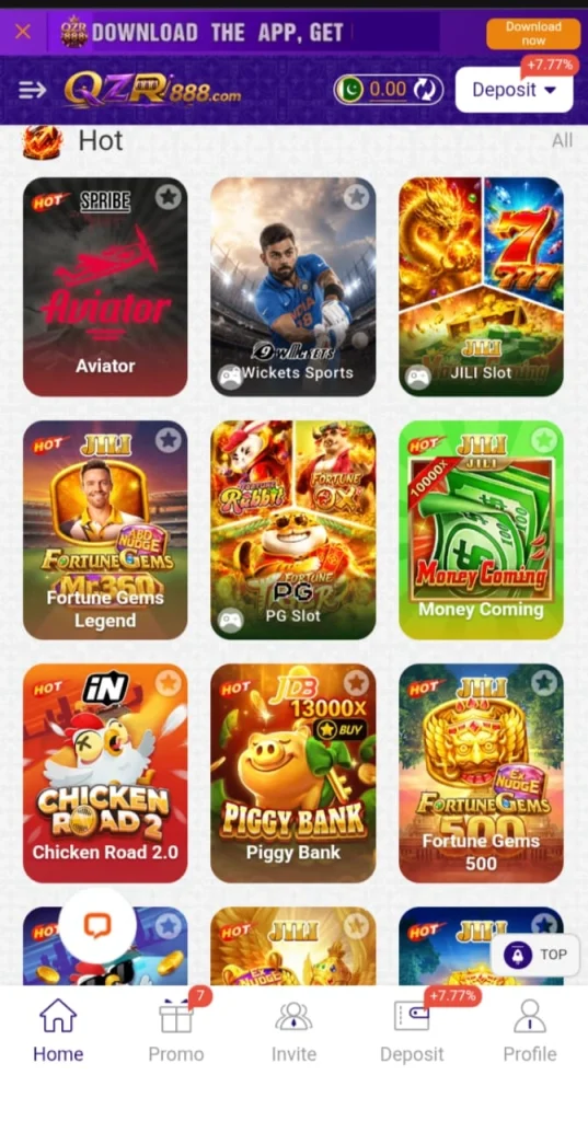 QZR888 Game