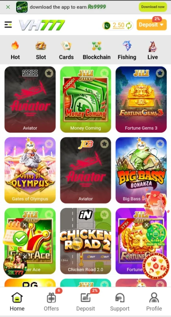 VH777 Game APK Download